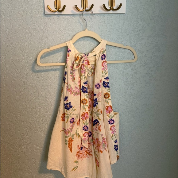 Free People Floral Halter Tank Top – XS - Picture 6 of 10